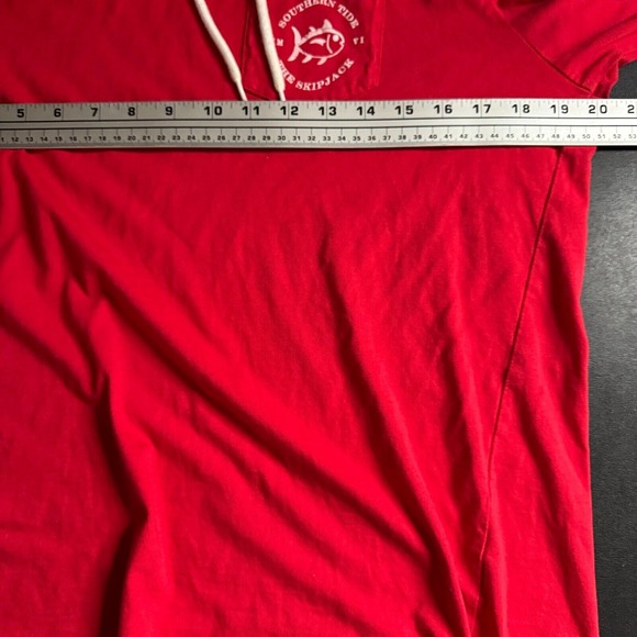 Southern‎ Tide Sweatshirt Men's Georgia Bulldog Long Sleeve Cotton Red - Picture 5 of 6